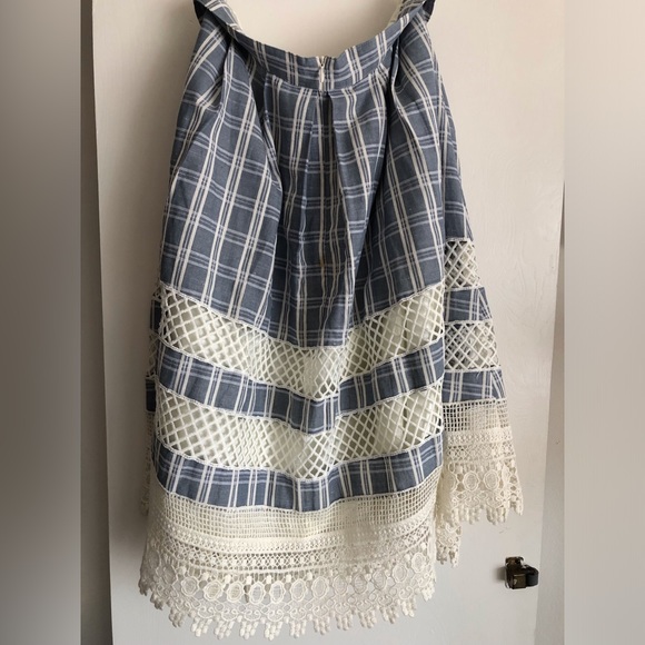 Ryu Blue and White Skirt Size M - Picture 2 of 4